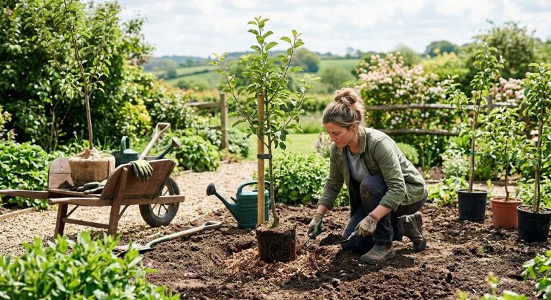 Apple Tree Planting in Honolulu, HI
