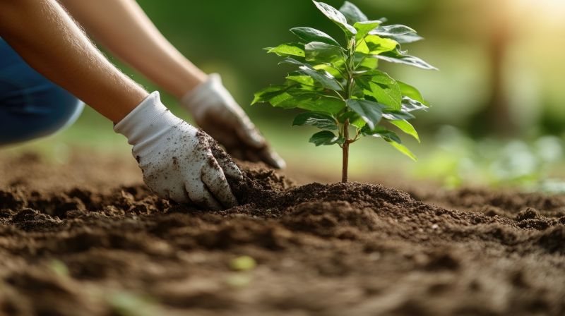 Magnolia Tree Planting in Ventura County, CA